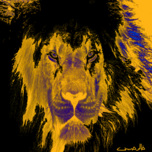 Art Hunting the Lion