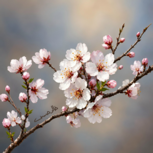 A Branch with Flowers